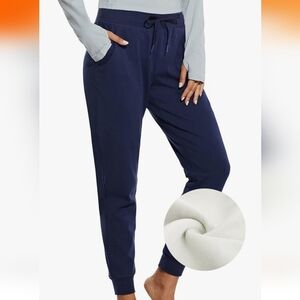 BALEAF Women's Sherpa Lined Joggers Warm Fleece Athletic Sweatpants